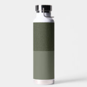 Aangepaste Moss Green Noise Effect Fles (Links)