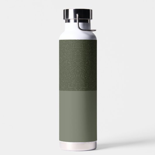 Aangepaste Moss Green Noise Effect Fles (Links)