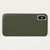 Aangepaste Moss Green Noise iPhone X Hoesje (Achterkant (horizontaal))