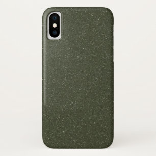 Aangepaste Moss Green Noise iPhone X Hoesje