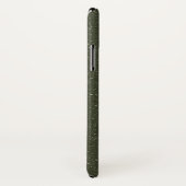 Aangepaste Moss Green Noise iPhone X Hoesje (Achterkant / rechts)