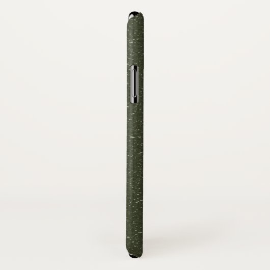 Aangepaste Moss Green Noise iPhone X Hoesje (Achterkant / rechts)