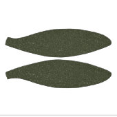 Aangepaste Moss Green Noise Mini Basketbal (Panelen)