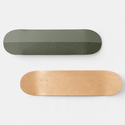 Aangepaste Moss Green Noise Skateboard Deck (Horizontaal)