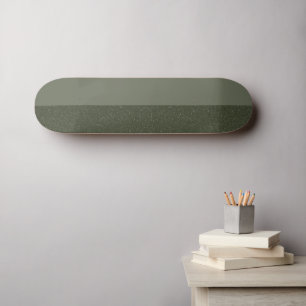 Aangepaste Moss Green Noise Skateboard Deck