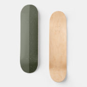 Aangepaste Moss Green Noise Skateboard Deck (Voorkant)