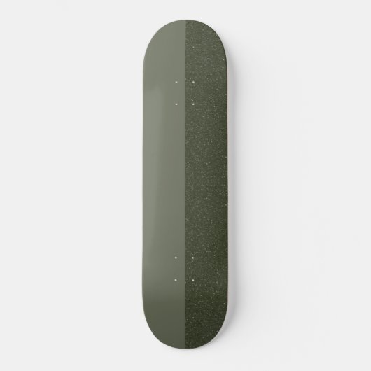 Aangepaste Moss Green Noise Skateboard Deck (Voorkant)