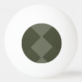 Aangepaste Moss Green Ping Pong Ball (Voorkant)