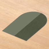 Aangepaste Moss Green Split Arch Acryl Uitnodiging (Laagn)