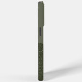 Aangepaste Moss Green Split iPhone Case (Achterkant / Rechts)