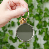 Aangepaste Moss Green Split Sleutelhanger (Hand)