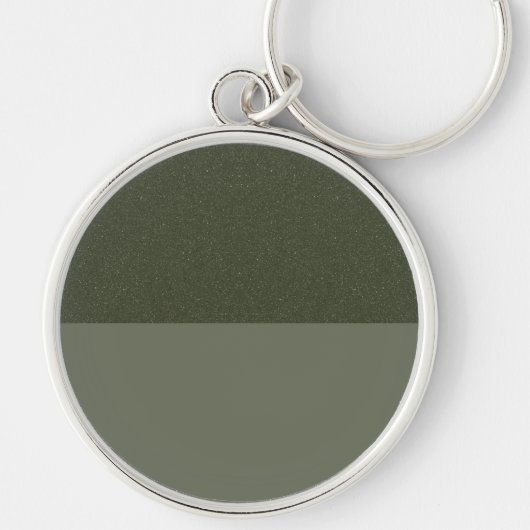 Aangepaste Moss Green Split Sleutelhanger (Voorkant)