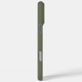 Aangepaste Moss Green Split Textuur iPhone Case (Achterkant / Rechts)