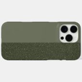 Aangepaste Moss Green Split Textuur iPhone Case (Achterkant (horizontaal))
