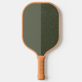 Aangepaste Moss Green Split Textuur Pickleball Pad Paddle (Voorkant)