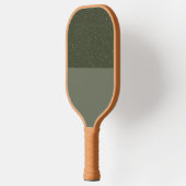 Aangepaste Moss Green Split Textuur Pickleball Pad Paddle (Links)