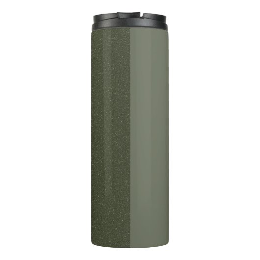 Aangepaste Moss Green Split Tumbler Thermosbeker (Achterkant)