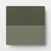 Aangepaste Moss Green Tafelblad Plaque met Ezel Fotoplaat (Voorkant)