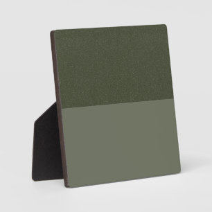 Aangepaste Moss Green Tafelblad Plaque met Ezel Fotoplaat