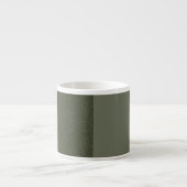 Aangepaste Moss Green Two-Tone Specialty Mok (Voorkant)