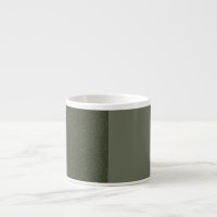 Aangepaste Moss Green Two-Tone Specialty Mok