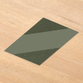 Aangepaste Moss Groene Acryl Uitnodiging (Laagn)