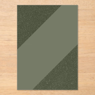 Aangepaste Moss Groene Acryl Uitnodiging