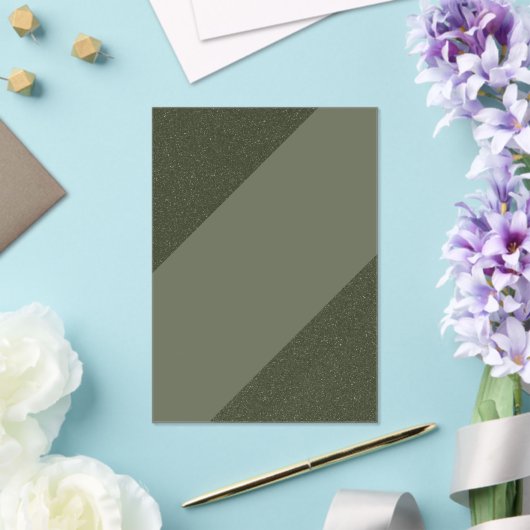 Aangepaste Moss Groene Acryl Uitnodiging (Insitu (Huwelijk))