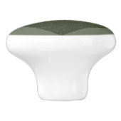 Aangepaste Moss Groene Diamant Textuur Keramische Knop (Zijkant)