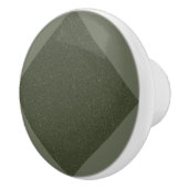 Aangepaste Moss Groene Diamant Textuur Keramische Knop (Rechts)