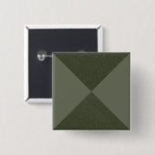 Aangepaste Moss Groene Geometrische Pin Badge Vierkante Button 5,1 Cm (Voorkant /achterkant)