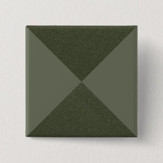 Aangepaste Moss Groene Geometrische Pin Badge Vierkante Button 5,1 Cm (Voorkant)