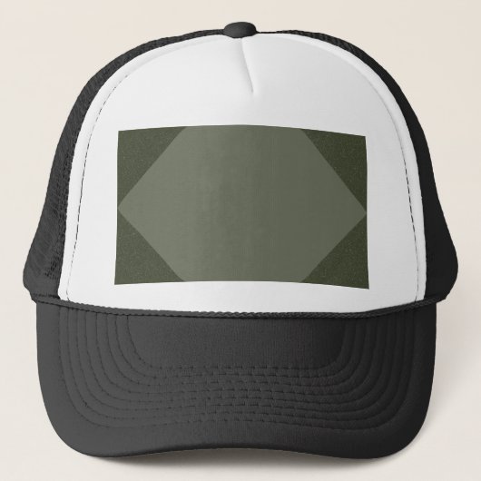 Aangepaste Moss Groene Trucker Hoed Pet (Voorkant)