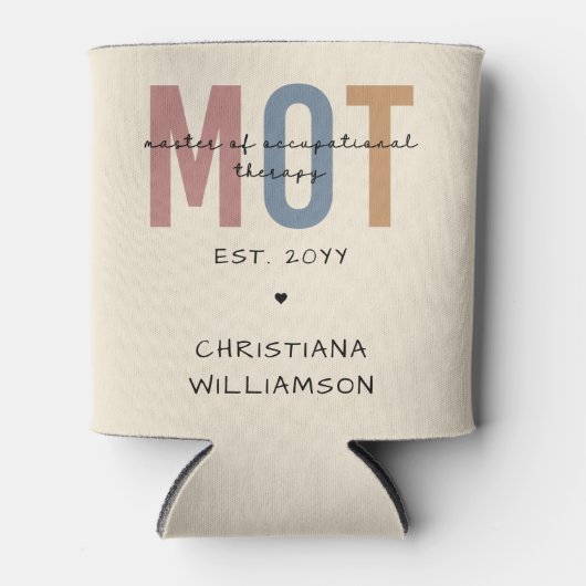 Aangepaste MOT Master Ergotherapie Blikjeskoeler (Voorkant)