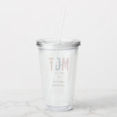 Aangepaste MOT-meester van de bedrijfsgeneeskunde Acryl Drinkbeker (Achterkant)