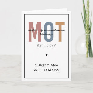 Aangepaste MOT-meester van de bedrijfsgeneeskunde Kaart