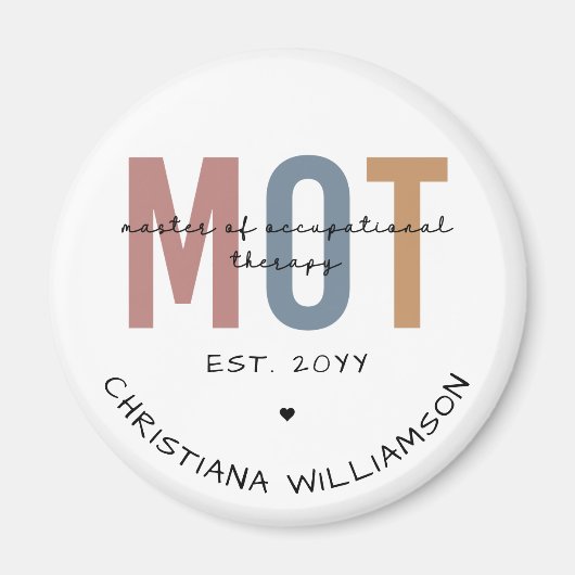 Aangepaste MOT-meester van de bedrijfsgeneeskunde Magneet (Voorkant)