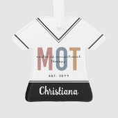 Aangepaste MOT-meester van de bedrijfsgeneeskunde Ornament (achterkant)