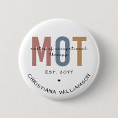 Aangepaste MOT-meester van de bedrijfsgeneeskunde Ronde Button 5,7 Cm (Voorkant)