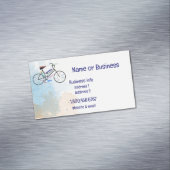 Aangepaste, Motivatie bike, fietssport Magnetisch Visitekaartje (Voorbeeld)