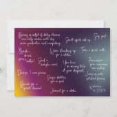 Aangepaste motivatie kaart (Voorkant)