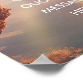 Aangepaste Motivatie offerte Poster – Ocean Cliff  (Hoek)