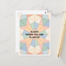 Aangepaste motivatiepostkaart briefkaart