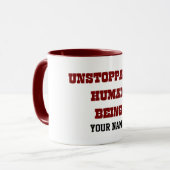 Aangepaste Motiverende Quote Zelfvertrouwen Cadeau Mok (Voorkant links)