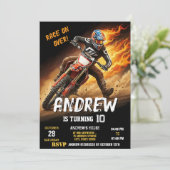 Aangepaste Motocross Dirt Motorfiets moderne Verja Kaart (Staand voorkant)