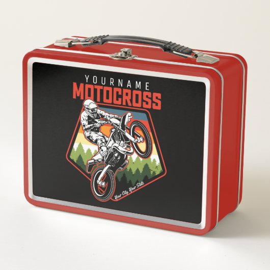 Aangepaste Motocross-racebesturing met vuil spoor (Voorkant)