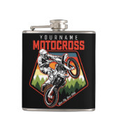 Aangepaste Motocross-racebesturing met vuil spoor Heupfles (Voorkant)