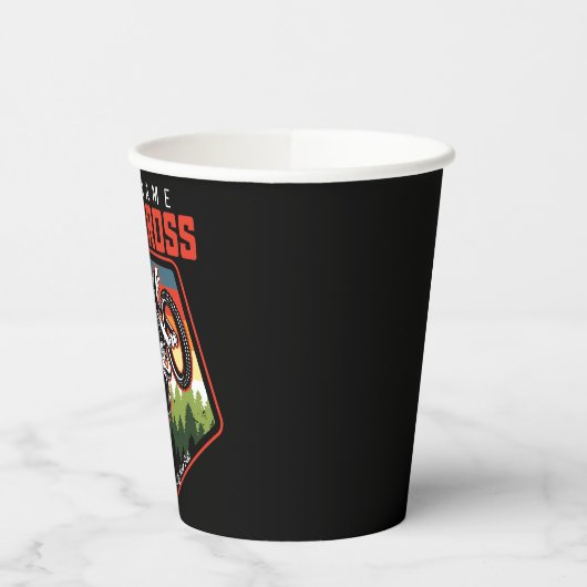 Aangepaste Motocross-racebesturing met vuil spoor Papieren Bekers (Links)