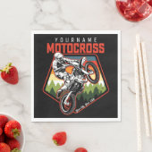 Aangepaste Motocross-racebesturing met vuil spoor Servet (Insitu)