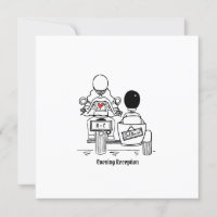 Aangepaste motor en zijspan bruiloft